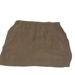 Old Navy Women’s tan pull on mini skirt size XL Modal/polyester